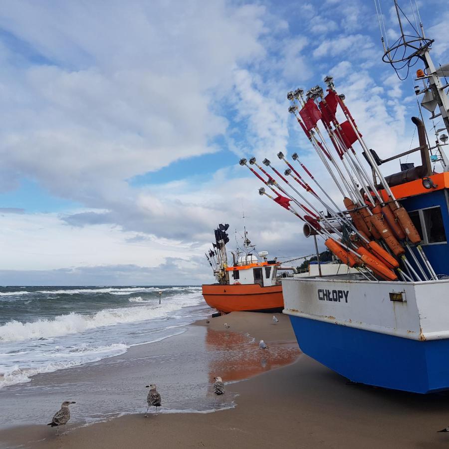 Osrodek Rodzinny "Pod Wydmami" Przy Plazy , Plac Zabaw , Rowery Sarbinowo Exterior foto